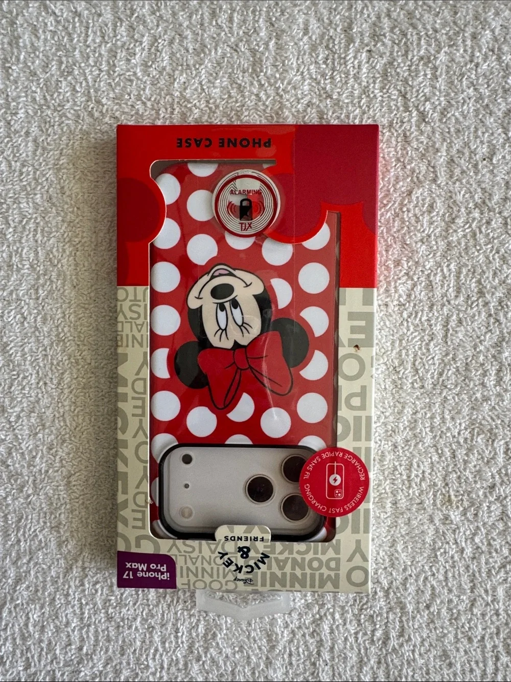 Disney Minnie Mouse Red & White Polka Dot iPhone 17 Pro Max Case